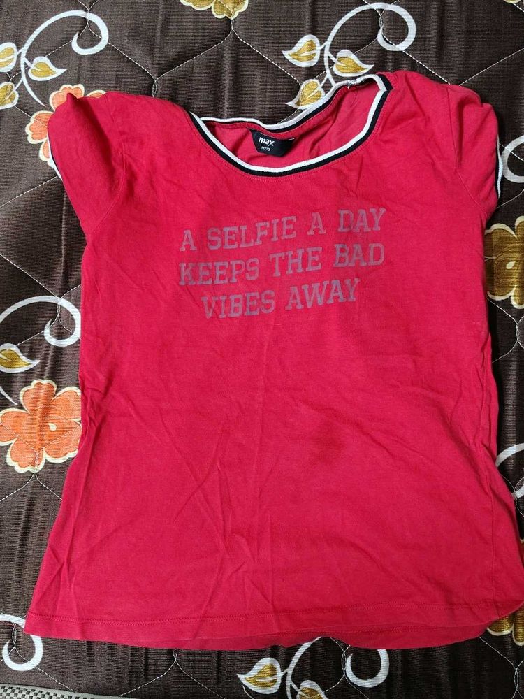 Red Graphic T-Shirt