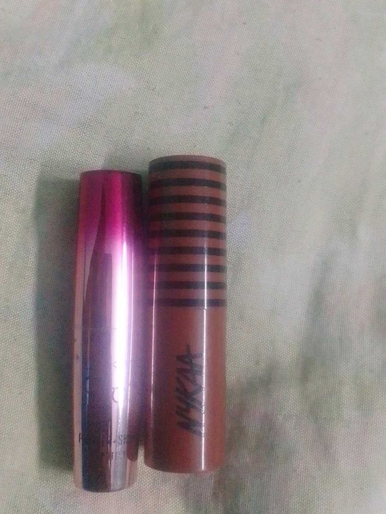 Nykaa  And Lakme 9 To 5 Mauve Lipstick