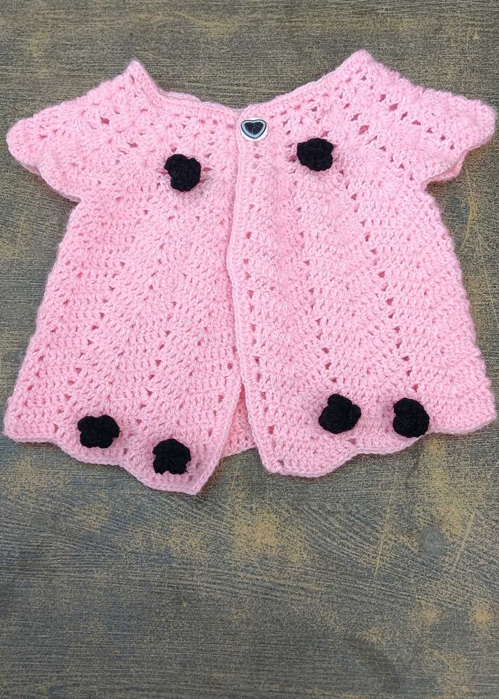Cute Pink Baby Cardigan