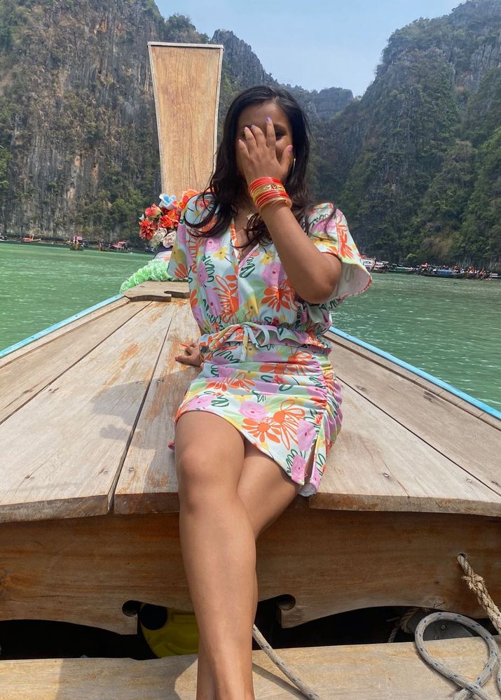 Multicolor Top Skirt Co-ord Set