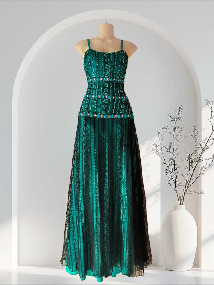 Luxury Embroidered Long Dress