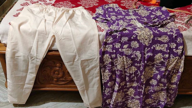 pure cotton Kurta And Pant