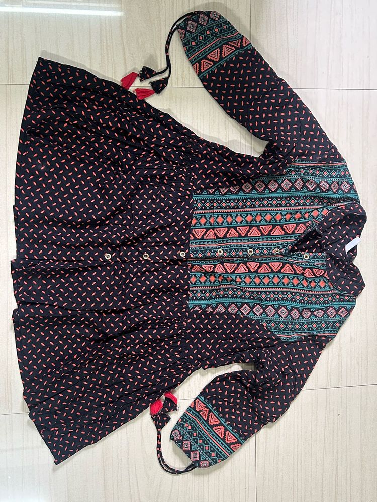 Patterned Boho Dress