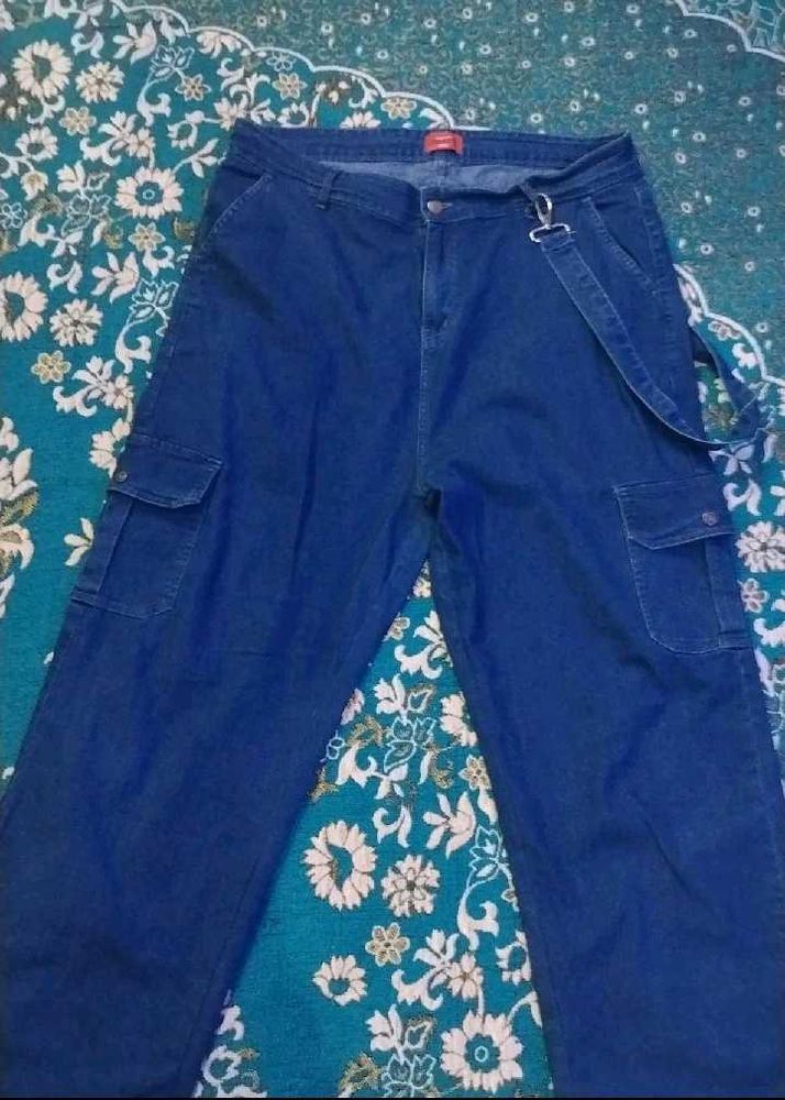 Blue Cargo Jeans