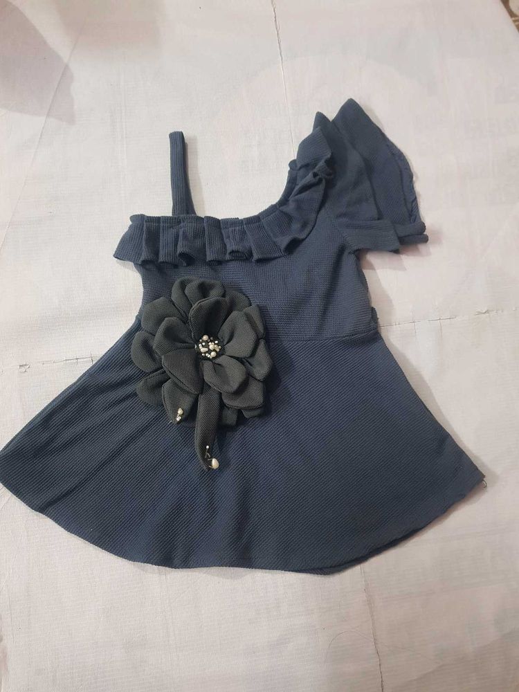 Cute Grey Baby Dress