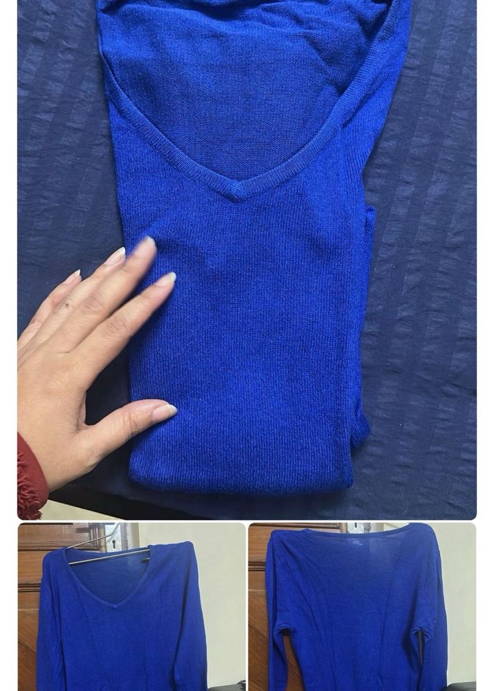 *combo offer (Blue V-Neck and Green sweater)