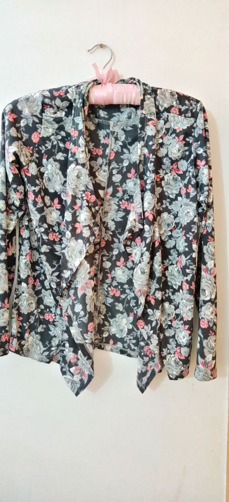 Floral shrug