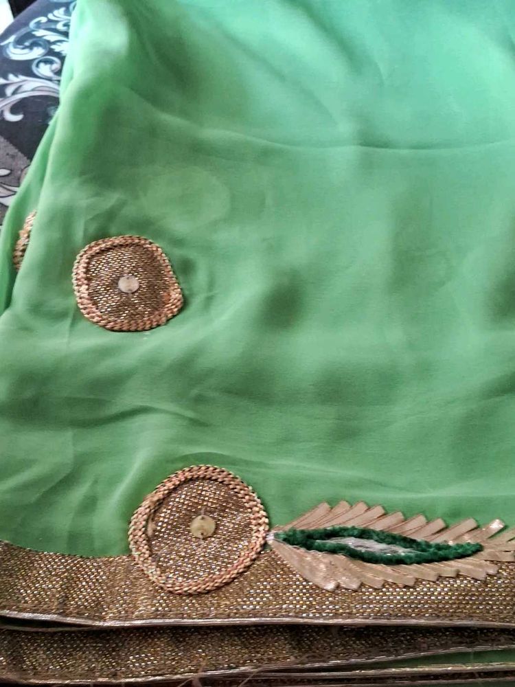 Synthetic  Georgette  Saree