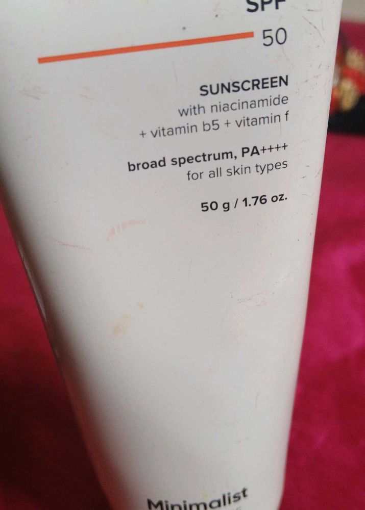 Minimalist Sunscreen SPF 50