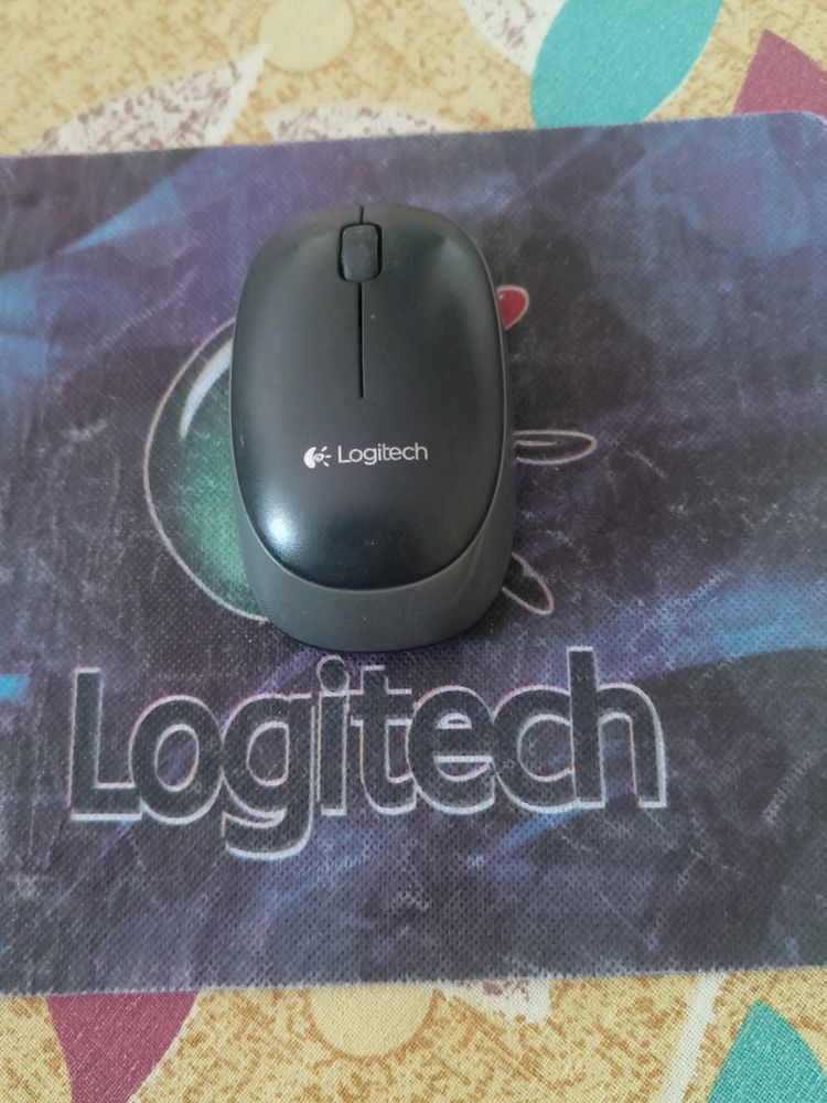 Logitech M-165 Grey And White ... wireless Mouse..