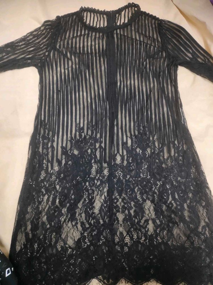 Lace Sheer Dress