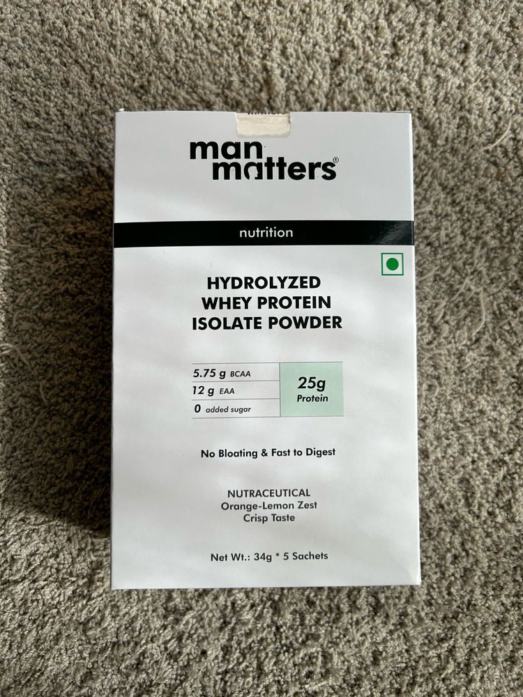 Man Matters Whey Protein Isolate