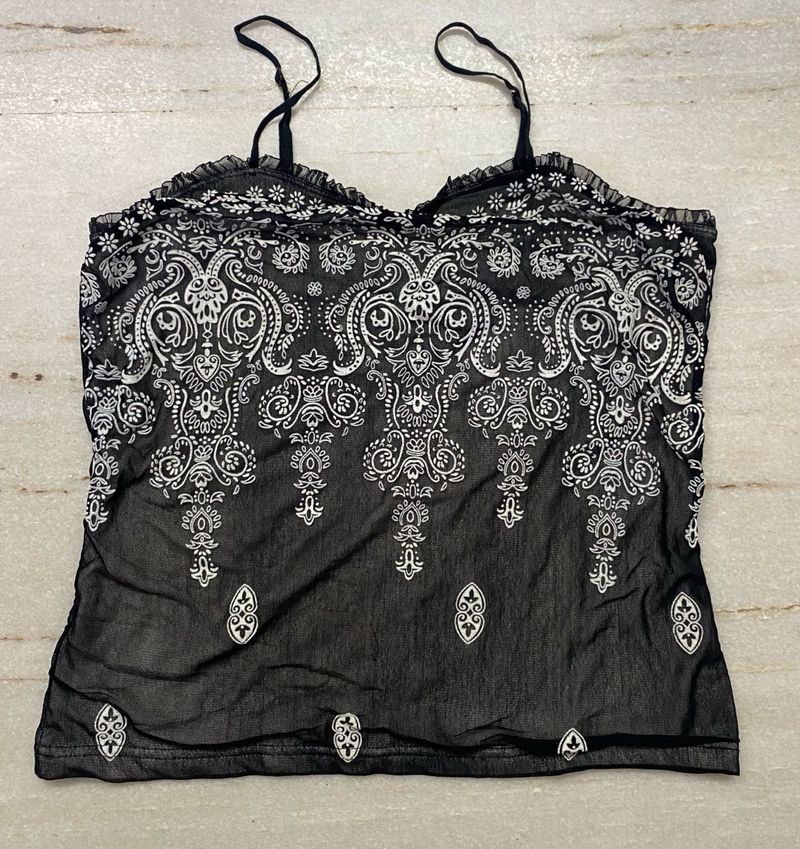 Patterned Cami Top
