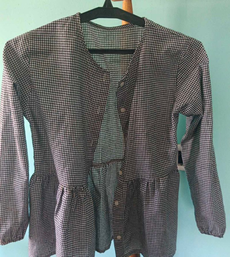 Peplum Korean top