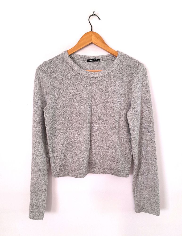 Grey Sequenced Top (Women&#39;s)