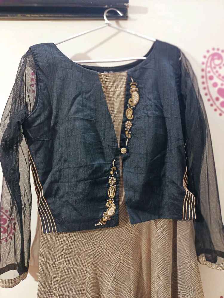 Beautiful Dress Long Gown With Jardoji Work ,Party Wear ,With Dupatta