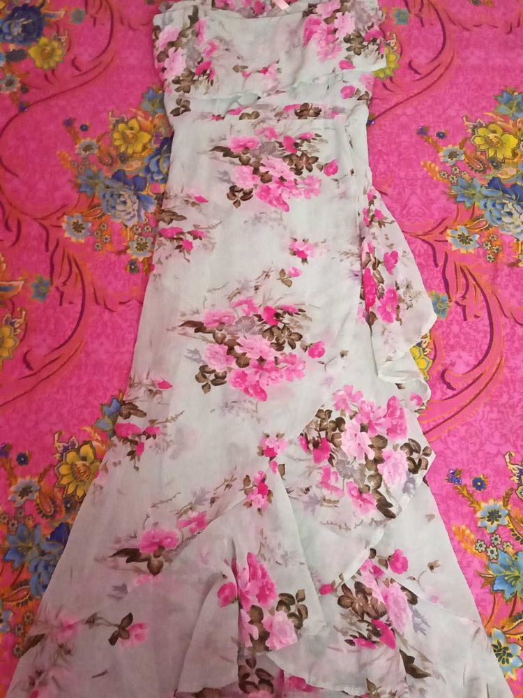 Floral Print Maxi Dress