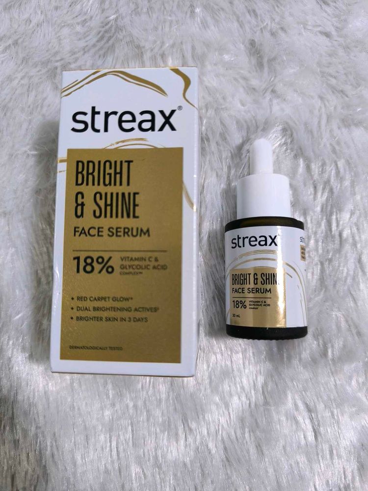 Streax Bright &amp; Shine Face Serum
