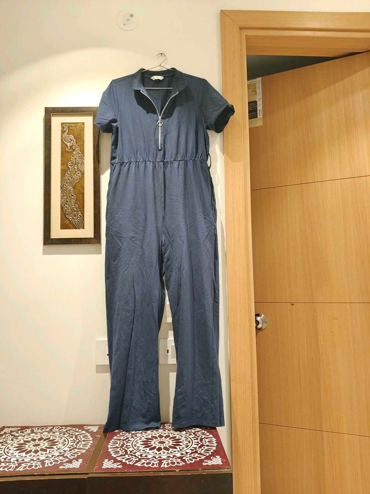 Blue Jumpsuit - Casual &amp; Chic