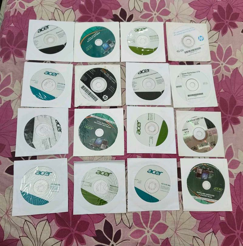 Vintage Software Recovery Discs - Lot of 16