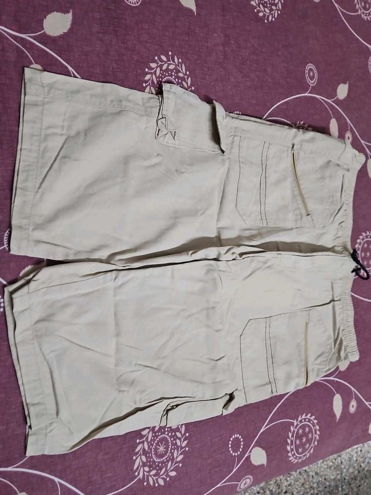 Men's Khaki Cargo Shorts