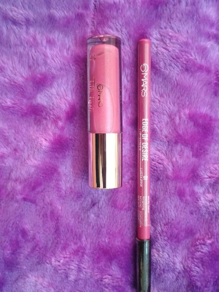 Mars Lipgloss + Lipliner Combo