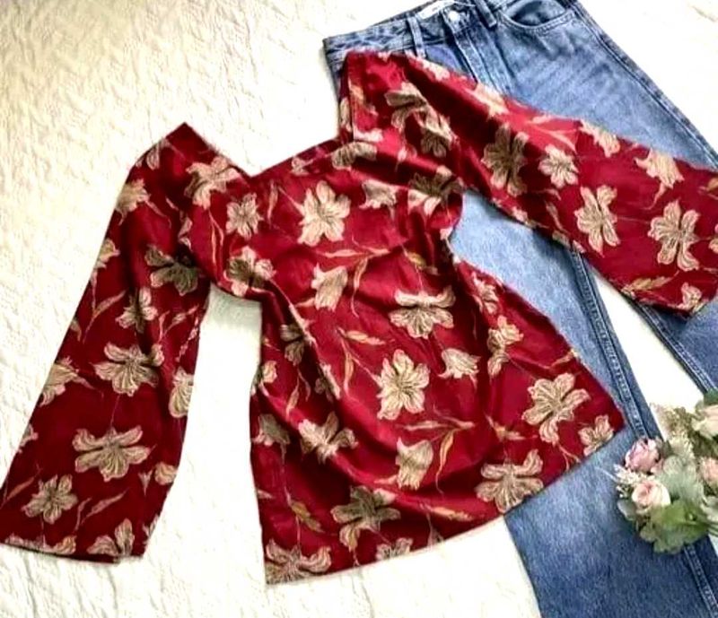 Floral Print Blouse