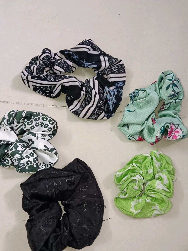 Scrunchie Set - 5 Pieces