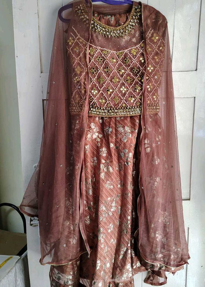 crop top Lehenga🔥🤎 60% off ethnic party wear