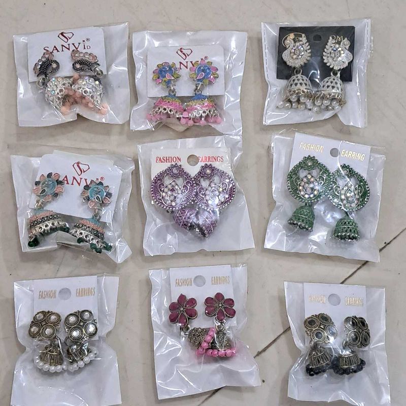 Mix Designer Cute Earrings Combo