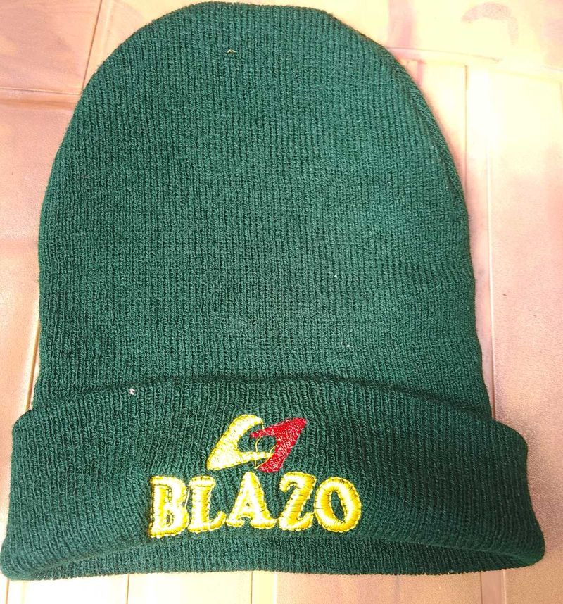 Vintage Blazo Green Beanie