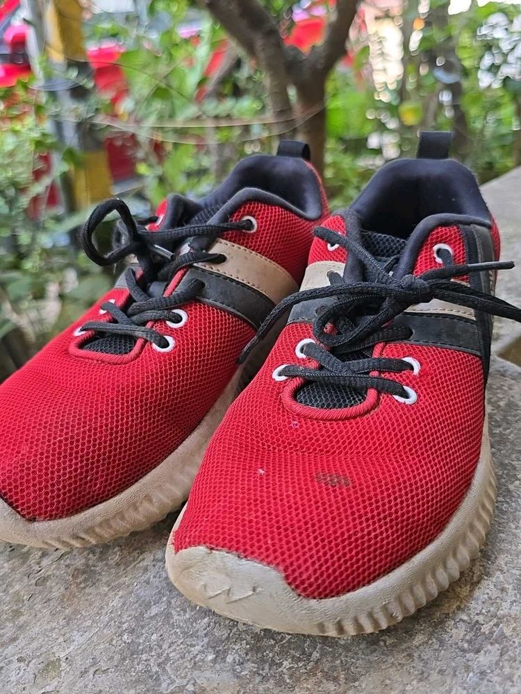 Red Sports Shoes