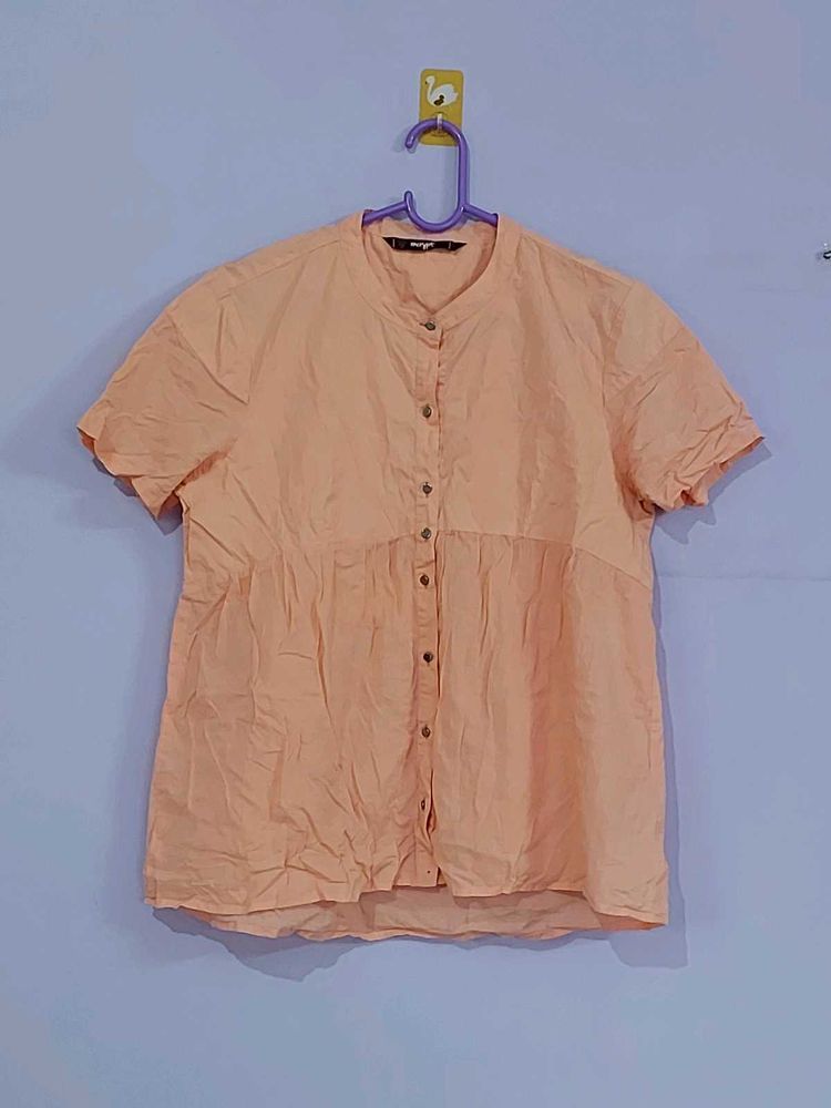 Encrypt Peach Short Top