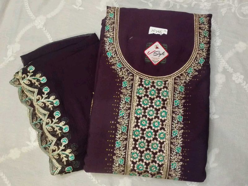 Unstitched Suit Set