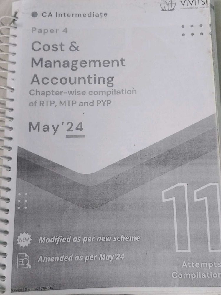 Cost And Management Accounting