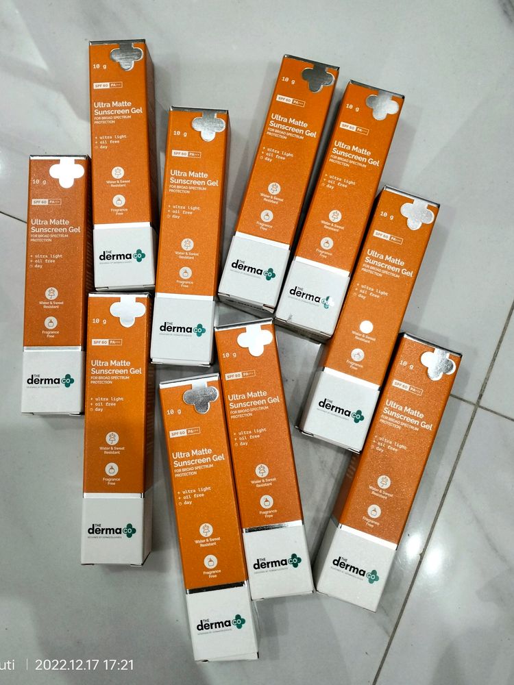 The Derma Co Ultra Matte Sunscreen Gel Spf 60