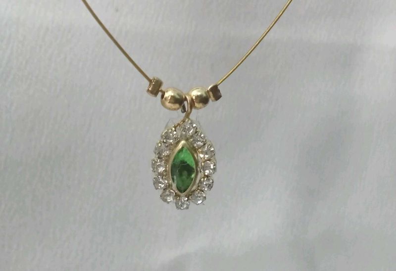 Emerald Pendant Necklace