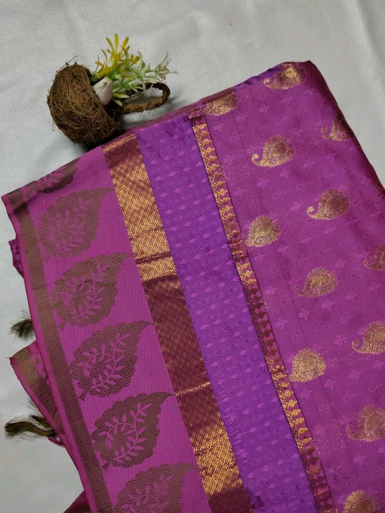 Elegant Purple Saree