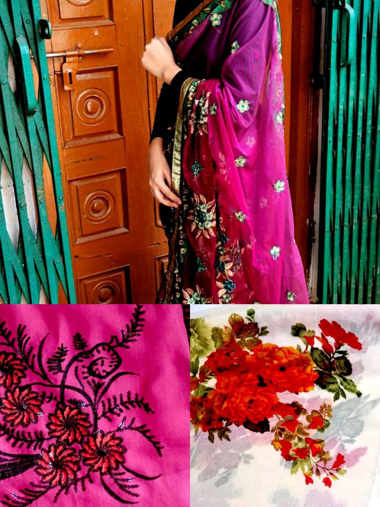 3sareeFloral &amp; Polka Dot Fabric Bundle