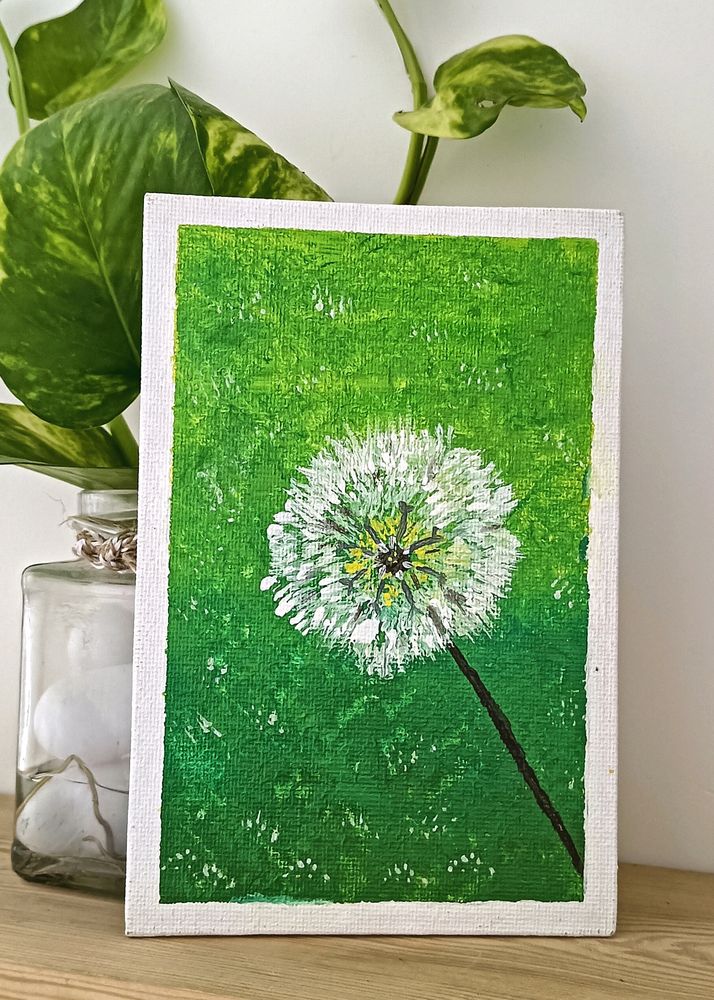 Acrylic painting on Canvas board