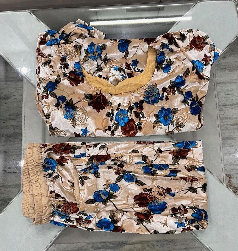 Floral Ethnic Kurta Set