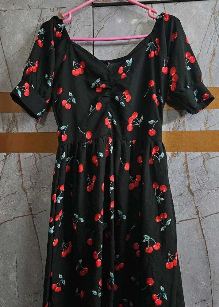 Cute Cherry Print dress