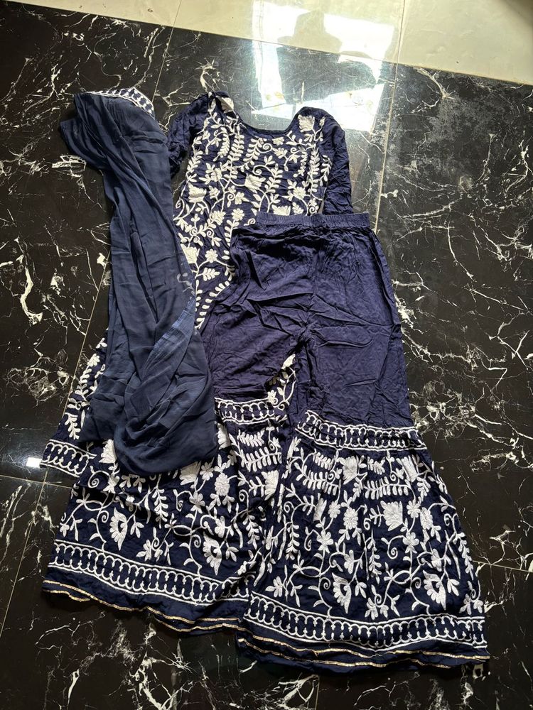 Elegant Embroidered Kurta Set