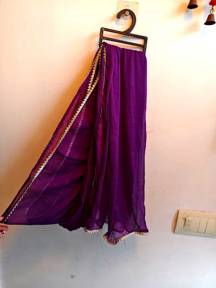 Purple Dupatta