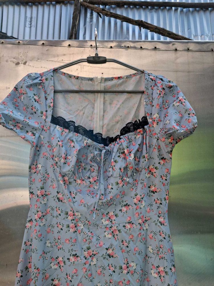 Floral Milkmaid Maxi Dress