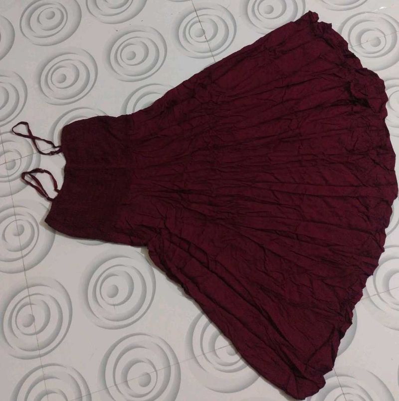 Maroon Sundress