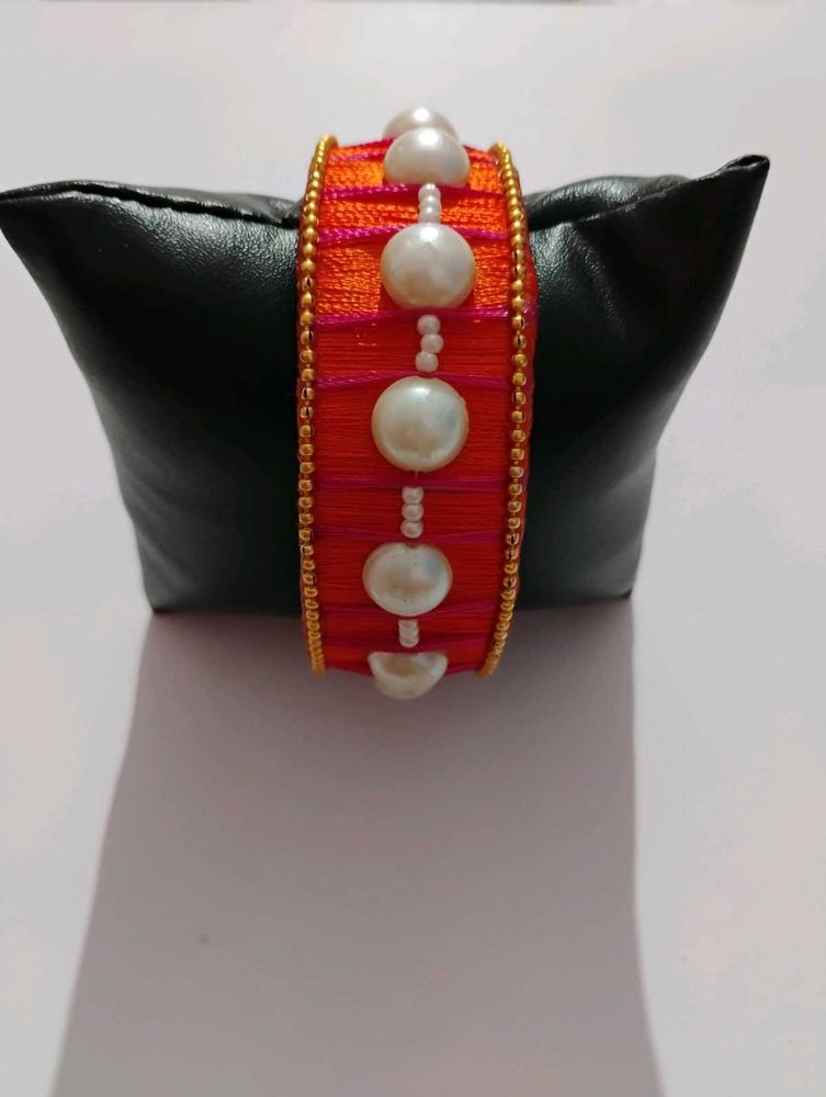 Pearl Bangle Bracelet