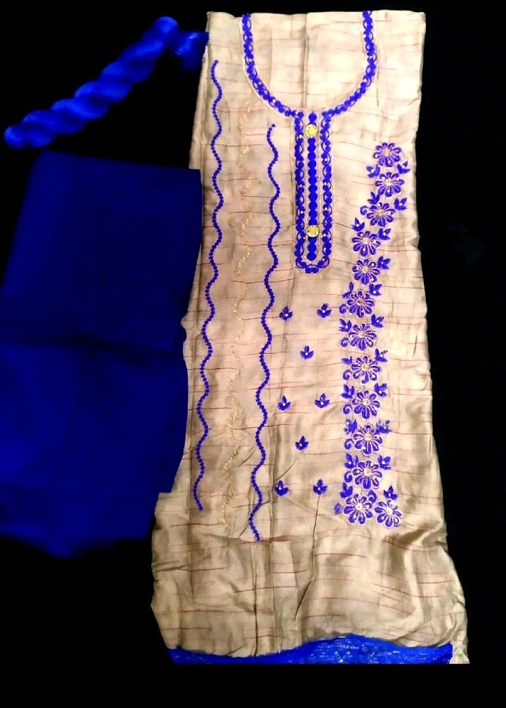 Heavy Embroidery Work Dress Material