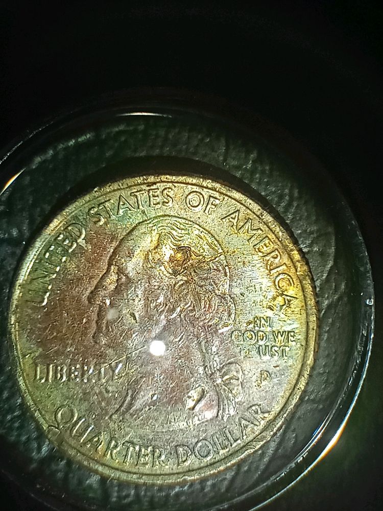 Usa 🇺🇸 Wyoming Quarter Dollar 1890