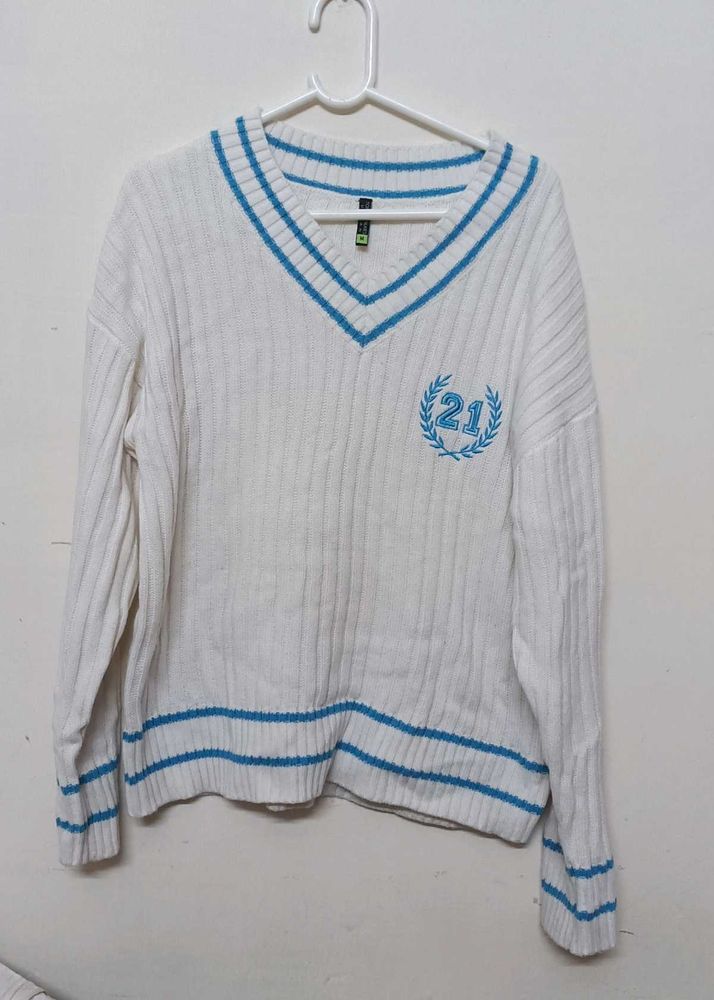 White Aesthetic Sweater